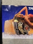 Vintage Beer Poster Miller Genuine Draft Mgd 36x18 Bikini Women Miller Lite 80s