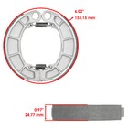 Rear Brake Shoes For Honda Trx450s Trx450fm Fourtrax Foreman S 4x4 1998-2004