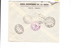 Kappys Stamps  Malta 1939 Registered Cover To New York  12 23