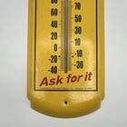 Pennzoil  sound Your Z  Advertising Thermometer Sign 1999 Yellow Red Black 17   