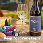 8 Pcs Reusable Silicone Wine Stoppers Beverage Bottle Stopper With Grip  