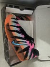 Nike Ja 2 Men   s Low Top Basketball Sneaker Lace-up Striped Black blue orange