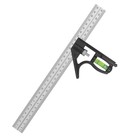 Ryqoru 12-inch Combination Square  Metric   Imperial  Etched 1 16 In   Black