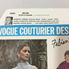 Vogue 2451 Couturier Design Sewing Pattern Alberto Fabiani Dress Size 10 Cut