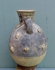 Pre Columbian Vessel With A Ornamental Decor In Relief A Human Fac  Chancay Peru