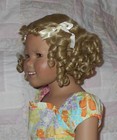 Expressions Molly Doll Wig Size 14 15 Blonde Short Curls   Skin Part  eso  Nwt