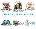 I Will Create Custom Logo Design  Boutique Logo  Photography Logo  Business Logo