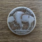 Dateless Vintage Buffalo Nickel - Heavily Circulated Us Indian Head 5 Cent Coin