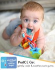 Nuby Ice Gel Teether Keys - Silicone Soothing Baby Teether Toys For Infants -