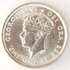 1942 C Newfoundland 10 Cent  925 Silver Coin Blast White Au  King George Vi