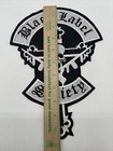 Black Label Society Oversized Back Patch  Embroidered  Sew On  10 1 2    X 7 1 2