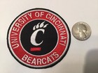 University Of Cincinnati Bearcats Vintage Embroidered Iron On Patch 3  X 3   