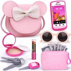 Girls Play Purse With Pretend Makeup Set - Fun Dress-up Accessories For Kids