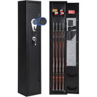 4 Gun Safe For Rifles   Pistols  Heavy Duty Digital Locker With Adjustable Racks