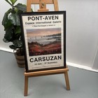 Vintage Framed French Art Exhibition Poster Print For Carsuzan At Pont-aven 