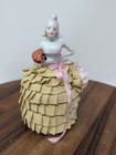 1930s Nymph Art Deco Porcelain Half Doll Pin Cushion