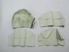 Vtg Britmarine Adult Swim Caps Pack Of 4 Various Styles Rubber Off-white Beige