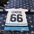 Ccm Pittsburgh Penguins Mario Lemieux  66 White Nhl Hockey Jersey Size 48