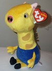 Ty Beanie Baby Gerald Giraffe Uk Excl  Peppa Pig 7  New Mwmts Stuffed Animal Toy