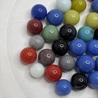 Vintage Bright Color Glass Marbles Lot Of 50 Peewee Size B3 Some Imperfections