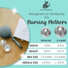Silver Nipple Shield Breastfeeding Care Kit   Nipple Covers For Nursing Newbo   