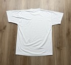Vintage Jerzees Activewear Plain White T-shirt Size Large Logo Promo Rare