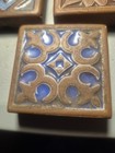 3 Different  Grueby Era Art Pottery Tiles