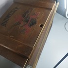 Budweiser Wooden Box Anheuser-busch Vintage Collectible Used