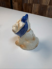 Vintage Japan Dog Ceramic With Blue Scarf