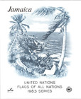 Vintage Fdc United Nations New York City Postmark Scott  405 Flag Of Jamaica
