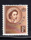 Dominica  142  1954  Qeii       Mint  Vf Lh  O g  B