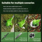 Electric Cordless Grass String Trimmer Lawn Edger Weed Wacker Cutter   2 Battery