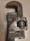 Vintage Trimont Mfg Co Trimo 18  Drop Forged Pipe Wrench Pat d 3-5-18 Roxbury Ma