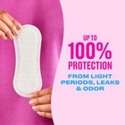 Carefree Panty Liners For Women  Regular  54 Count  pack Of 1   White