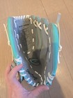 Rawlings 11  Glove Leather Wpl11gm Gray teal Right Hand Throw Never Used Clean