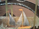Vtg Golden Gate Bridge Metal Art Welders Folk Art 36 x29 