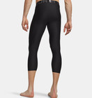 Under Armour Heatgear 3 4 Compression Leggings Men s Xl Black 1361588-001 Nwt