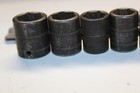 Snap-on Tools 10 Pc 1 4  Drive 6-point Metric Shallow Impact Socket Set Usa