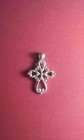 Metal Cross Irish Celtic Design Pendant
