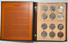 Complete Eisenhower Ike Dollar Set 1971-1978 Of 23 Coins Pds Proof Dansco Album