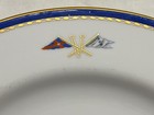 Antique New York Yacht Club X George F  Baker Jr  Spode China Dinner Plate