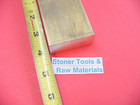 1  X 2  C360 Brass Flat Bar 4  Long Solid 1 00  Plate Mill Stock H02