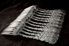 12 Versailles Gorham Sterling Silver Dinner Forks 37 27oz   33 97 Troy Oz  