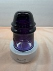 Great Dark Royal Purple Cd 121 W g m co Toll Style Glass Insulator  r 
