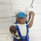 Vintage 1988 Wooden Climbing Bear Pull Toy Handcrafted Folk Art      88 1500