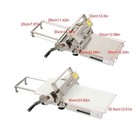 Manual Pastry Dough Sheeter Dough Roller Croissant Dough Press Machine 60x30cm