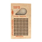 Vintage 5 Cent Gaming Punch Board Hamilton Baby Unpunched Fallout Style Decor