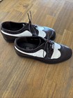 Brentano Mens Wing Tip Oxfords Shoes Brown White Leather Lace Up Size 7 5 M