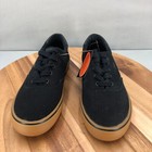 Lugz Avi Canvas Sneakers Black Gum Sole Casual Shoes Mens Size 8 5