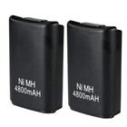 2x Rechargeable Battery Pack Charger Cable Dock For Xbox 360 Wireless Controller